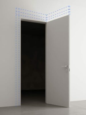 The invisible hinged custom door