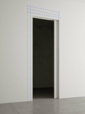 Sliding pocket invisible-door custom