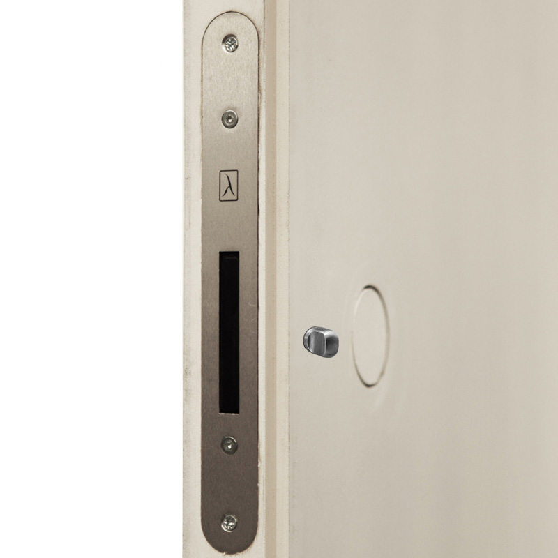 invisible round handle with privacy lock