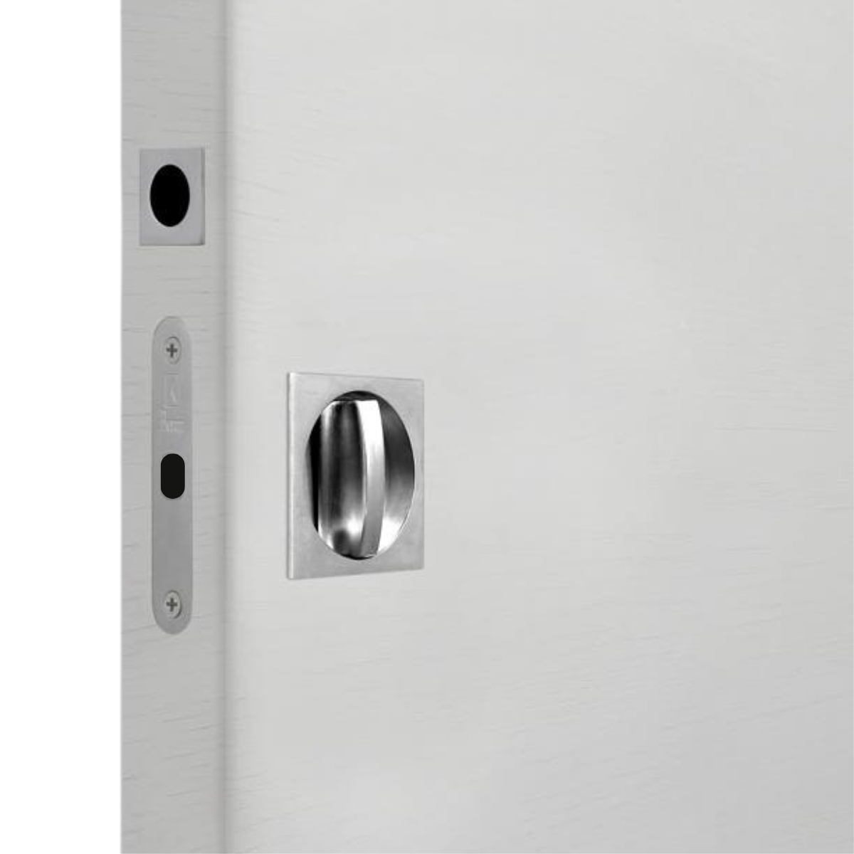 Recessed Pull With Thumbturn